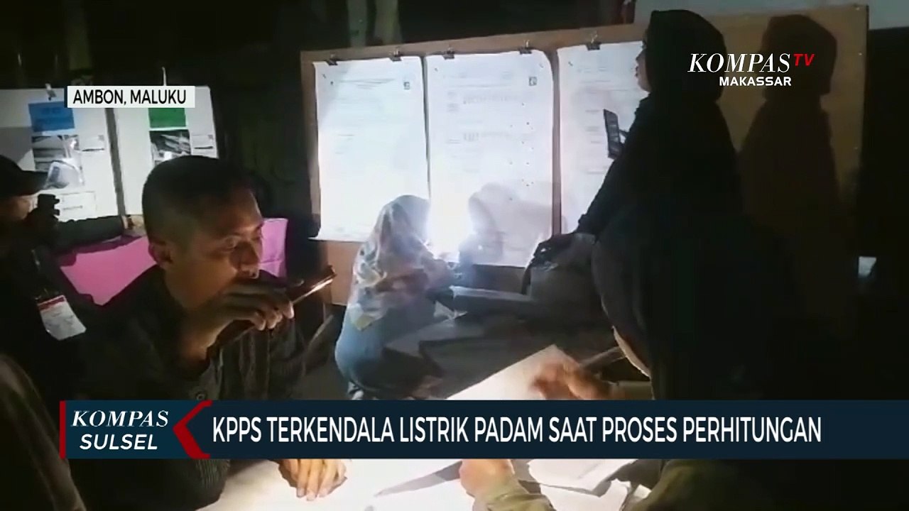 KPPS Terkendala Listrik Padam Saat Proses Perhitungan