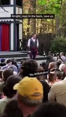 This man is talented, funny and has a awesome stick on moustache