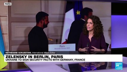 Ukraine: What do we know about the security deals Zelensky is discussing with Germany, France?