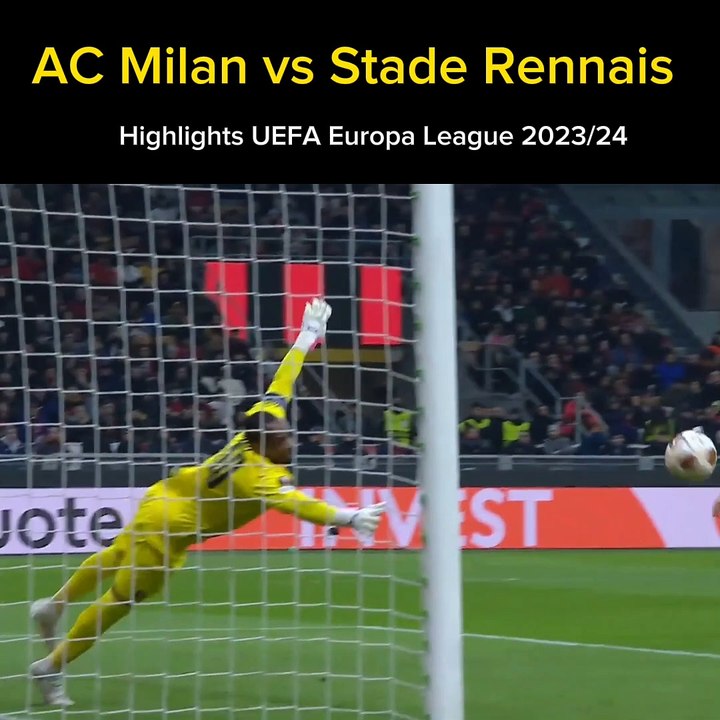 UEFA Europa League AC Milan vs Stade Rennais