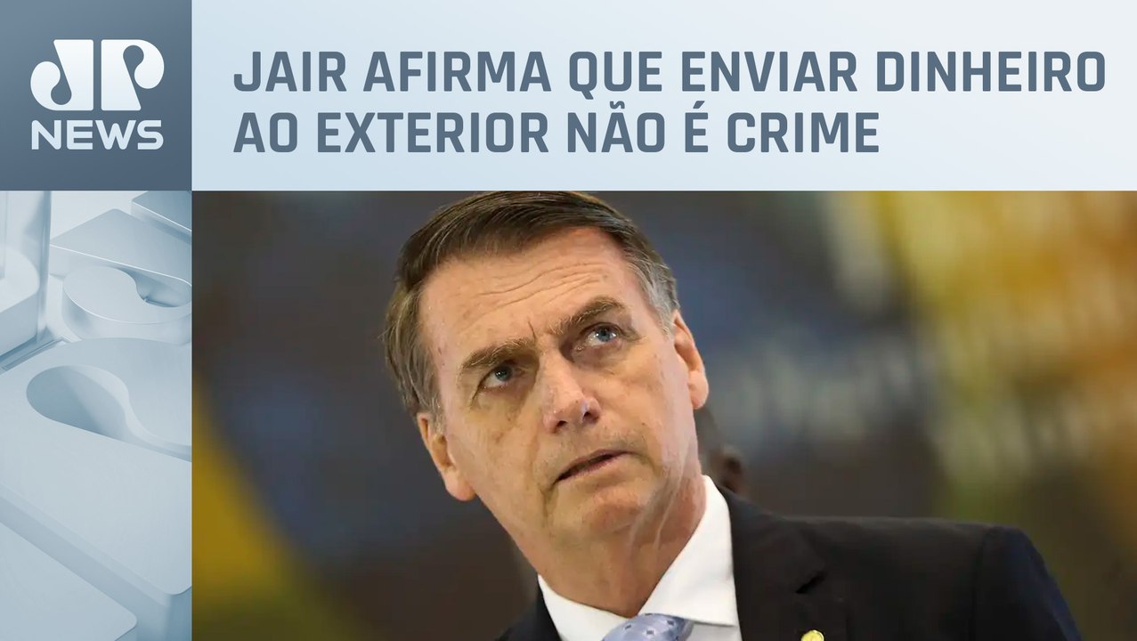 Bolsonaro diz que transferiu R$ 800 mil para os EUA por ter dúvidas sobre economia do atual governo