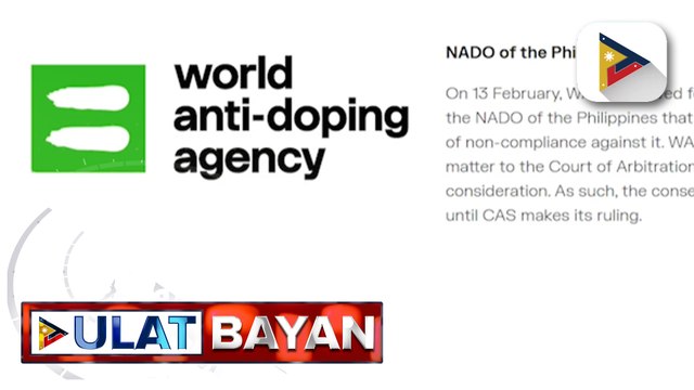 Kaso ng PSC na hindi pagsunod sa Anti-Doping Code, iniakyat na sa Court of Arbitration of Sports