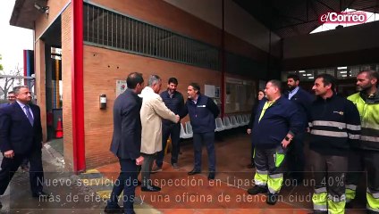 Nuevo servicio de inspección en Lipasam con un 40% más de efectivos