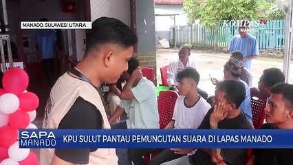 Pemantauan Proses Pencoblosan Di Lapas Manado