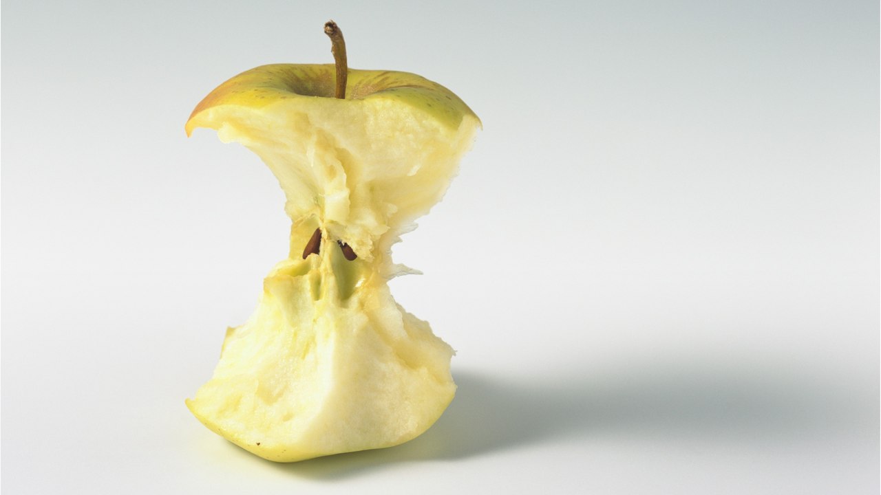 Kann ich das kerngehäuse vom apfel essen?