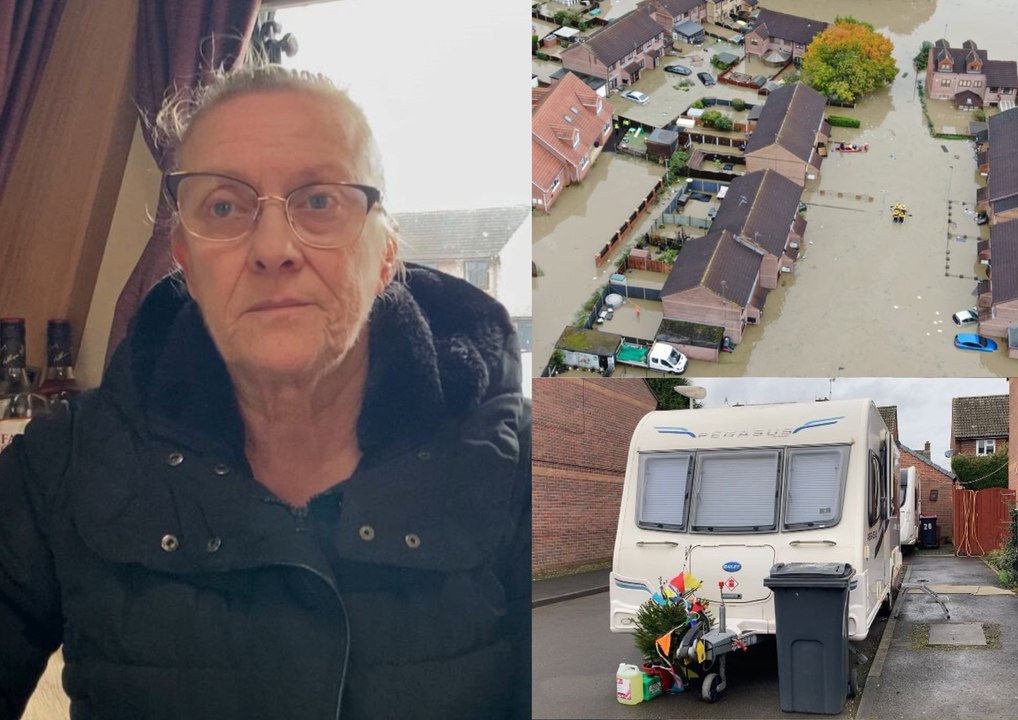Catcliffe woman living in caravan next to home flooded in October says she is "fed up of fighting" and finds going in her house "depressing"