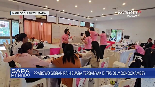 Pasangan Prabowo-Gibran Raih Suara Terbanyak Di TPS Olly Dondokambey