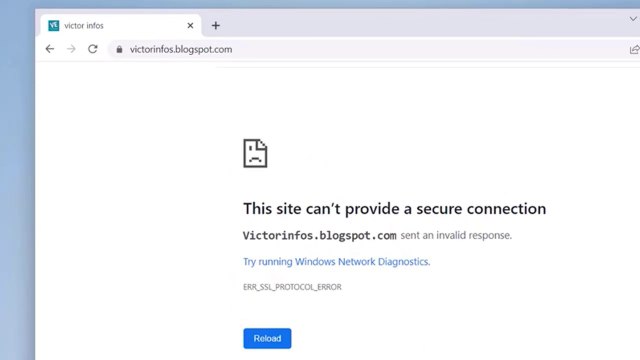 How To Fix This site can't provide a secure connection Try running Windows Network Diagnostics in Google Chrome Browser