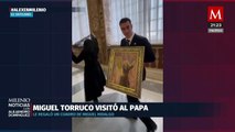 Miguel Torruco visita al Papa Francisco