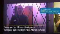 Las últimas imágenes del opositor ruso Alexéi Navalni, que ha muerto en prisión