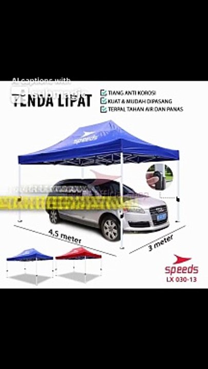Hadiri acara outdoor Anda dengan tenda bazar otomatis! ️ Perlindungan maksimal dan kokoh untuk kegiatan Anda!