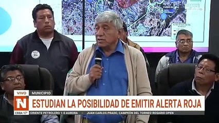 No se descarta declarar alerta roja LPZ