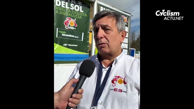 Tour d'Andalousie 2024 - Joaquín Cuevas, le directeur général de la Vuelta a Andalucía annonce la suspension de la course.