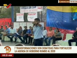 Caracas | Habs. del barrio Los Eucaliptos debaten las 7T para la construcción y desarrollo del país