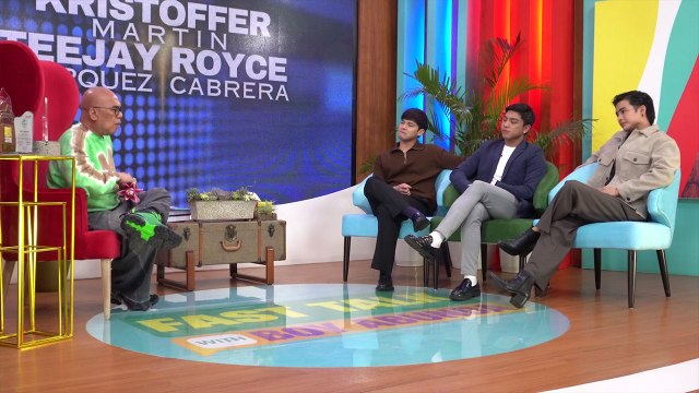 Fast Talk with Boy Abunda: Behind-the-talk with Royce, Kristoffer, and Teejay
