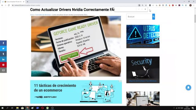 Como SABER que TARJETA NVIDIA TENGO y COMO ACTUALIZAR los DRIVER a la ÚLTIMA VERSIÓN