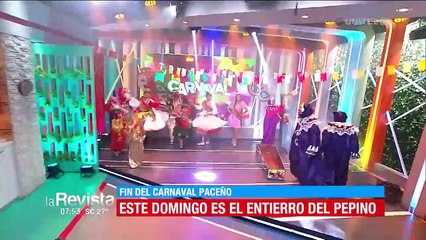 El travieso pepino vuelve al ataúd y La Paz cierra el Carnaval el domingo de tentación