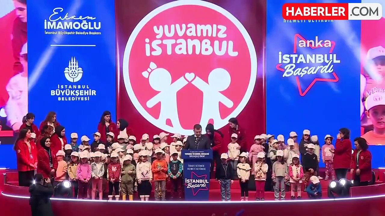 11 Yeni Kreş Açılışında Konuşan İmamoğlu: "Bizden Önceki 20- 25 Yılda, Tek Bir Kreş Dahi Açmayan Bir Yönetim Vardı"
