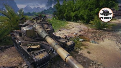 AMX 50 B 火力狂風，戰場之震撼！| 11 kills 8.2k dmg | world of tanks |  @pewgun77