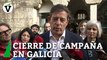 Cierre de campaña en Galicia: Besteiro (PSOE) espera que sean las elecciones del cambio y pide 