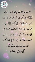 Daily Hadees | Hadees Sharif | Sahih Bukhari 676 || Daily Blink #shorts #youtubeshorts #viral
