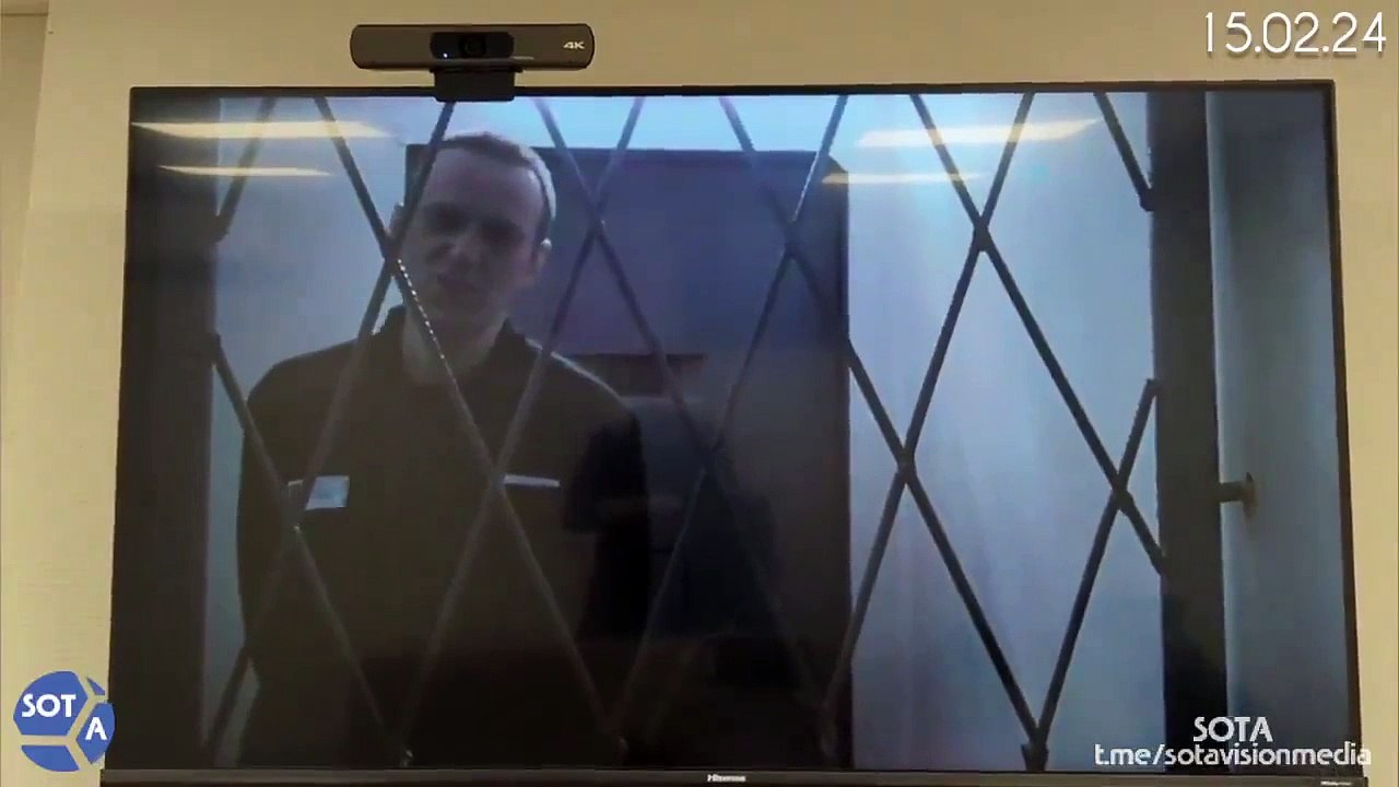 Regardez la dernière apparition de l'opposant à Vladimir Poutine Alexei Navalny - Elle date d'hier - VIDEO