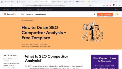 How to Do an SEO Competitor Analysis in 2024