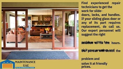 Sliding Glass Door Works in Abu Dhabi