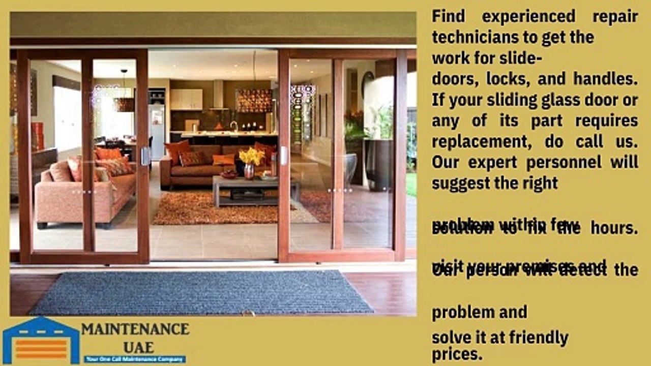 Sliding Glass Door Works in Abu Dhabi