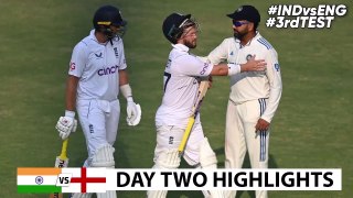 India vs England 3rd Test 2024 Day 2 Highlights | IND vs ENG 2024 | IND vs ENG 3rd Test 2024