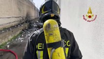 Palermo, incendio nel deposito di un negozio di viale Regione Siciliana: due intossicati