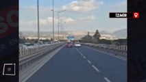 İzmir'de trafikte tehlikeli hareketler sergileyen şahıs yakalandı