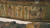 Spanish archaeologists restore extraordinary 3,000-year-old Egyptian coffin