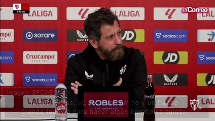 Quique Flores: «Queda un camino y un trecho grande todavía para hacer algún tipo de cálculos»