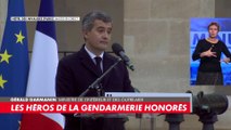 Cérémonie nationale d'hommage aux gendarmes : Gérald Darmanin prend la parole