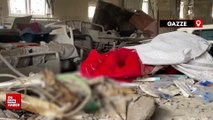 İsrail'in saldırdığı Nasr Çocuk Hastanesi'nde çocukların bedenleri çürüdü