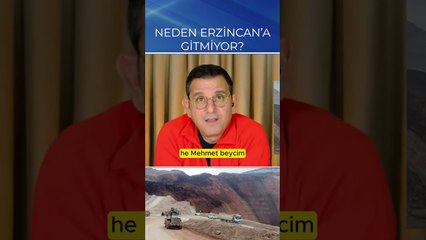 ÇEVRE BAKANI NEDEN ERZİNCAN'A GİTMİYOR? SİYANÜRDEN Mİ KAÇIYORSUNUZ? #shorts