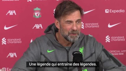 Liverpool - Klopp ravi de la venue d'Eriksson : "Une légende qui entraîne des légendes"
