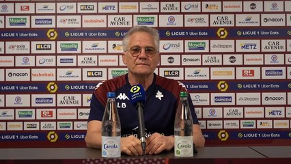 Montpellier - Metz, la conférence d'avant-match