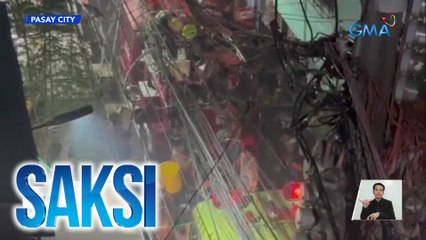Sunog, sumiklab sa isang residential area sa Tramo, Pasay; 30 pamilya apektado | Saksi