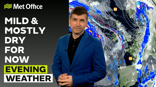 Met Office Evening Weather Forecast 16/02/24 – Overall cloudy, drizzly in the west