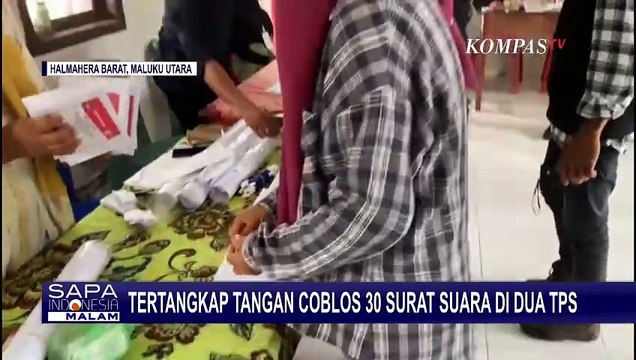 Curang, Warga Halmahera Barat Tertangkap Tangan Coblos 30 Surat Suara di Dua TPS