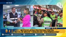 Municipalidad de Surco se pronuncia ante denuncia y plantón de motorizados
