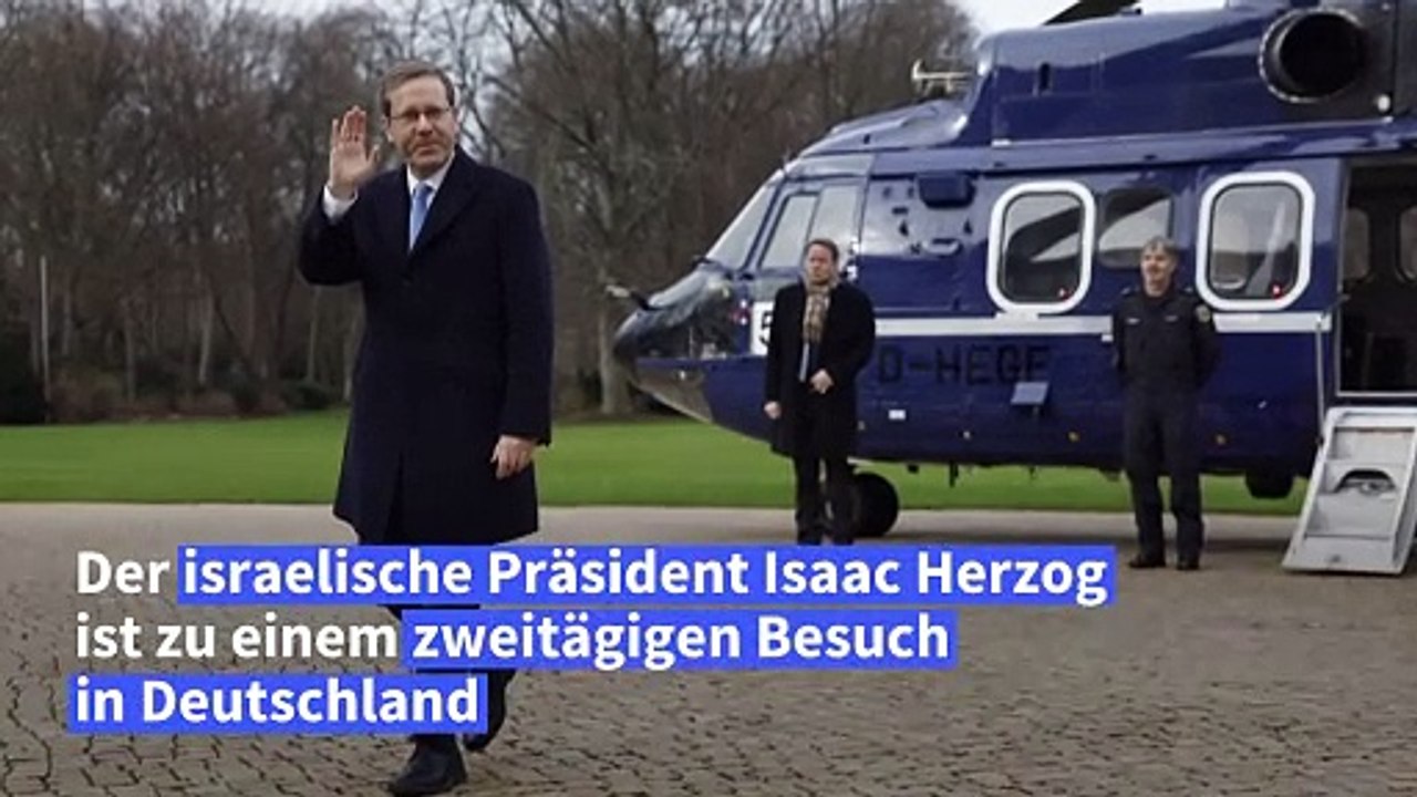 Israels Präsident Herzog zu zweitägigem Besuch in Deutschland