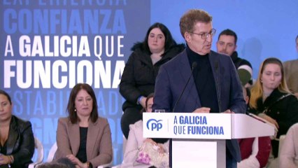 Feijóo: "Cualquier voto que no vaya al PP es para que gobierne el BNG"