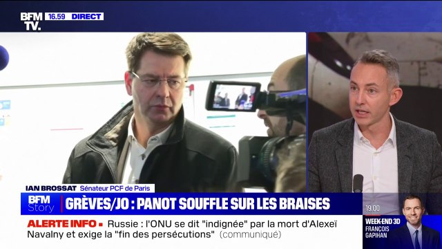 Grève à la SNCF: C'est un avertissement lancé au gouvernement , pour Ian Brossat (sénateur PCF de Paris)