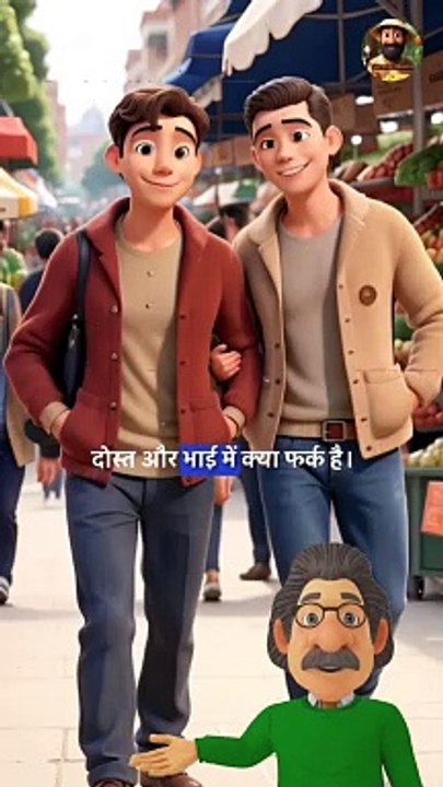 दोस्त और भाई में क्या  || Viral Story In Hindi  || Motivational story || #hindi #motivation #india #trending #animation