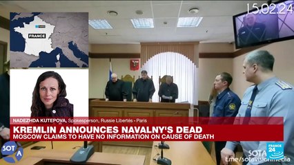 'Shocked': spokesperson for 'Russie-Libertes' (NGO) react to reports of Navalny's death