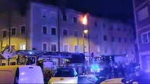 Una vivienda se incendia en Burgos y deja un fallecido y ocho heridos