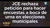 JCE rechaza petición para hacer encuestas a boca de urnas en elecciones| El Show del Mediodía